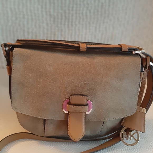 Michael kors Romy suede and leather Messenger Bag crossbody handbags small - Picture 11 of 15